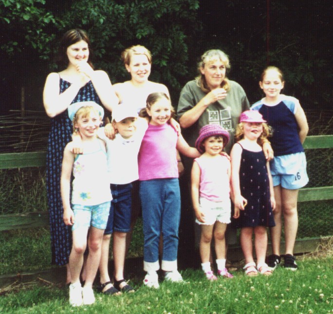 July 2001. Freya's childminder'...